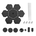 thumbnail image 2 of 4X Solar Fountain Pump Solar Powered Bird Bath Fountain Solar Panel Kit Water Pump Outdoor Watering Submersible Pump, 2 of 7