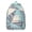 Greenish-blue, variant on Unisex Vintage Print Bohemian Backpack, Boho Zipper Rucksack with Front Pocket, Lightweight Daypack for School University Work Commute, Ideal Gift