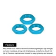 thumbnail image 4 of 17mm Tuerca de Rueda RC de Aluminio Rosca M12X1.0mm Tuerca Hexagonal para Ruedas de Coche RC 1/8 Camiones Todo Terreno Piezas Mejoradas 16Pcs Azul, 4 of 6