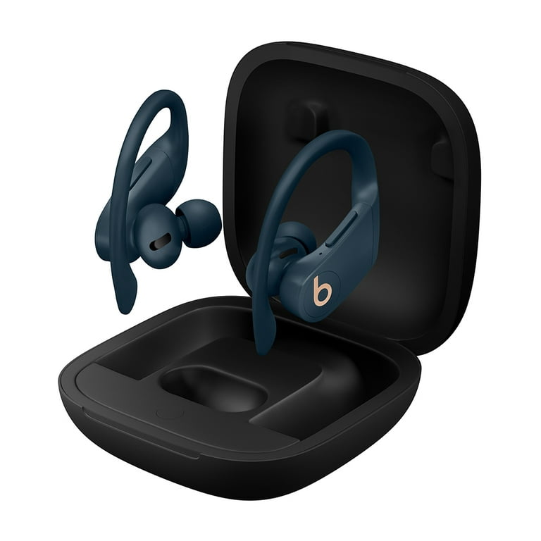 Beats by True Wireless Pro Dr. Dre Powerbeats with Earbuds MY592LL/A Case, Bluetooth Navy, Charging