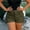 Army Green, variant on uublik Womens Shorts Cargo Summer Comfy Elastic Waist Drawstring Casual Shorts with Pockets, Purple