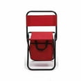 thumbnail image 3 of Silla Fuerte de Capacidad de Rodamiento, Cómodo Sillón de Tela Con Bolsa de Bolsillo de Almacenamiento, Silla de Pesca para Acampar, Pesca, Al Aire Libre, Peso Portátil, 3 of 8