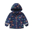 thumbnail image 3 of CAIVO Child Boys Girls Winter Coats Hooded Jacket Wear Kids Thicken Windproof Zipper Warm Outwear Long Sleeve Vacation Outerwear, 3 of 6