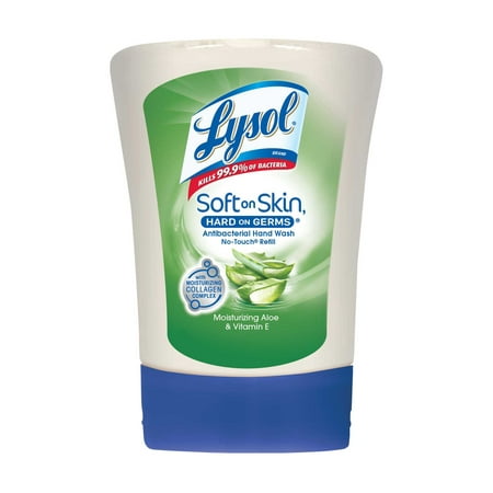 Lysol No-Touch Hand Soap Refill, Moisturizing Aloe & Vitamin E, 8.5oz