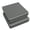 Dark Gray, variant on Outdoor Chair Cushions Set of 2, 20x20x4 Inch Water Resistant Patio Seat Cushions for Furniture Couch Sofa, Color Fastness High Density Foam with Adjustable Ties Black