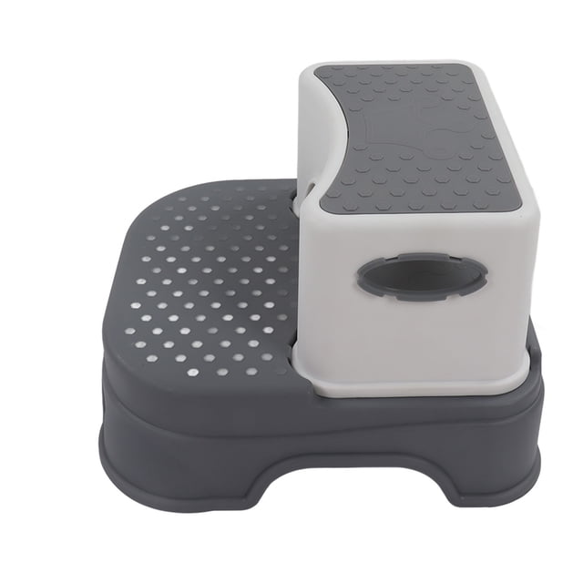 Taburete estable para niones, doble antideslizante, base ensanchada Ajustable en algura, taburete ergonómico para niños pequeños, taburete desmontable de 2 capas para baldosas