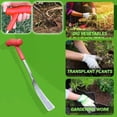 thumbnail image 1 of Garden Weeding Tools Pvc Soft Rubber Coated Handle High Carbon Steel Garden Shovel Hand for Weeding Digging Vegetables Garlic Transplanting, 1 of 4