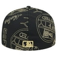 thumbnail image 4 of Men's New Era Black Detroit Tigers 59FIFTY Day Allover Fitted Hat, 4 of 6