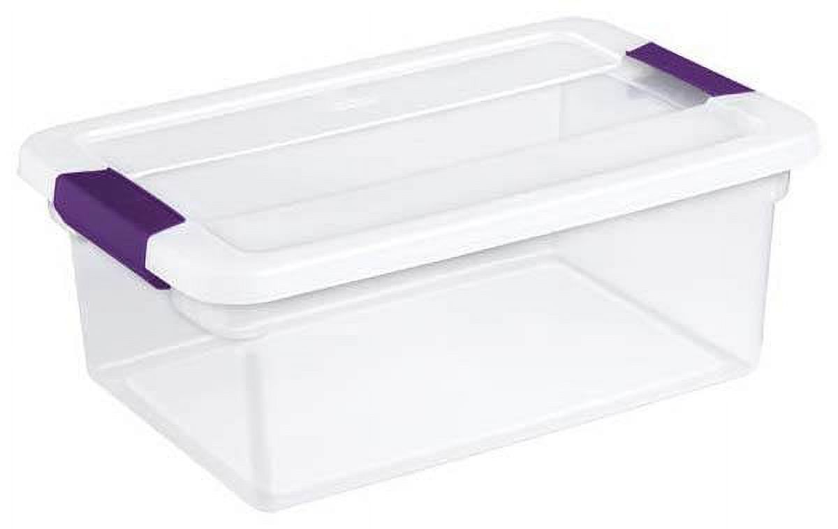 Sterilite 17531712 15-Quart ClearView Latch Box Storage Tote Container (1) - image 3 of 6