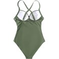 thumbnail image 4 of Maillot de Bain une Pièce Découpé pour Femmes Contrôle du Ventre Dos Croisé, 4 of 7