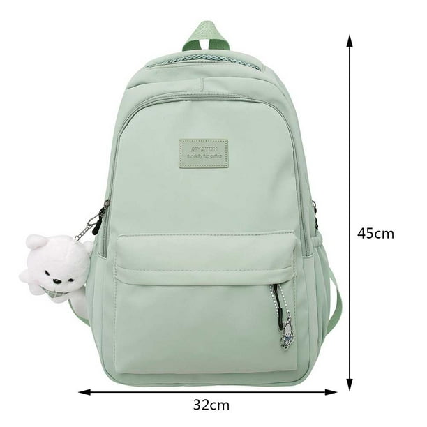 Mochila estetica japonesa para ninas mochilas escolares bonitas para estudiantes adolescentes bolsillos Kawaii para mujer Mochila para portatil Harajuku Fivean unisex Walmart en linea