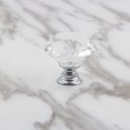 thumbnail image 2 of 30MM Diameter Crystal Glass Diamond Shape Cabinet Knob Cupboard Drawer Pull Handle, 2 of 3
