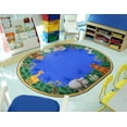 thumbnail image 3 of Jungle Friends 5'4" x 7'8" Oval Area Rug In Color Multi, 3 of 5