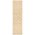 thumbnail image 2 of Safavieh Impressions Matthew Chevron Wool Runner Rug, Dark Gold, 2'3" x 8', 2 of 8