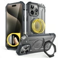 thumbnail image 2 of SUPCASE Unicorn Beetle Grip for iPhone 16 Pro Max Case , Quick Access Button Design MagSafe Case [Military-Grade Drop Protection] with Stand Rugged Magnetic Phone Cover for iPhone 16 Pro Max, Gray, 2 of 11