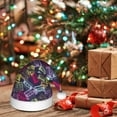 thumbnail image 6 of Fuzoiu Retro Cassette Music Print Santa Hat Christmas Hat for Adults,Santa Hats with Pompom, Unisex Xmas Holiday Hat for Christmas New Year Festive Party Supplies, 6 of 6