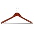 thumbnail image 1 of Honey-Can-Do Perchas de madera antideslizantes, madera de cerezo, paquete de 24, 1 of 4