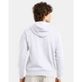 thumbnail image 3 of Alternative Mens Eco-Cozy Fleece Pullover Hoodie 8804PF, XL, White, 3 of 5
