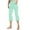 Mint Green, variant on LEBONYARD Capris Pants Womens Summer 2024,Leggings for Women save up under 50%,Women's Elastic Waist Pocket Cropped Pants Casual Flare Trousers Black L