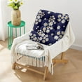 thumbnail image 2 of Boho Daisy and Butterfly Floor Cushion - 24" Oversized Square Seat, Full & Fluffy PP Cotton Filling, Daisy Print Aesthetic, 2 of 4