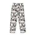 thumbnail image 3 of Lsque Beach Print Men's Pajama Pants, Lounge Pant - Comfortable Home Wear,Elastic Waistband, Stylish Design-Large, 3 of 9