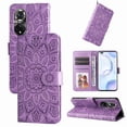 thumbnail image 3 of Funda tipo cartera GANGXUN para Huawei Nova 9 Pro , diseño girasol, cuero PU, soporte, cierre magnético, tarjetero, 3 of 5
