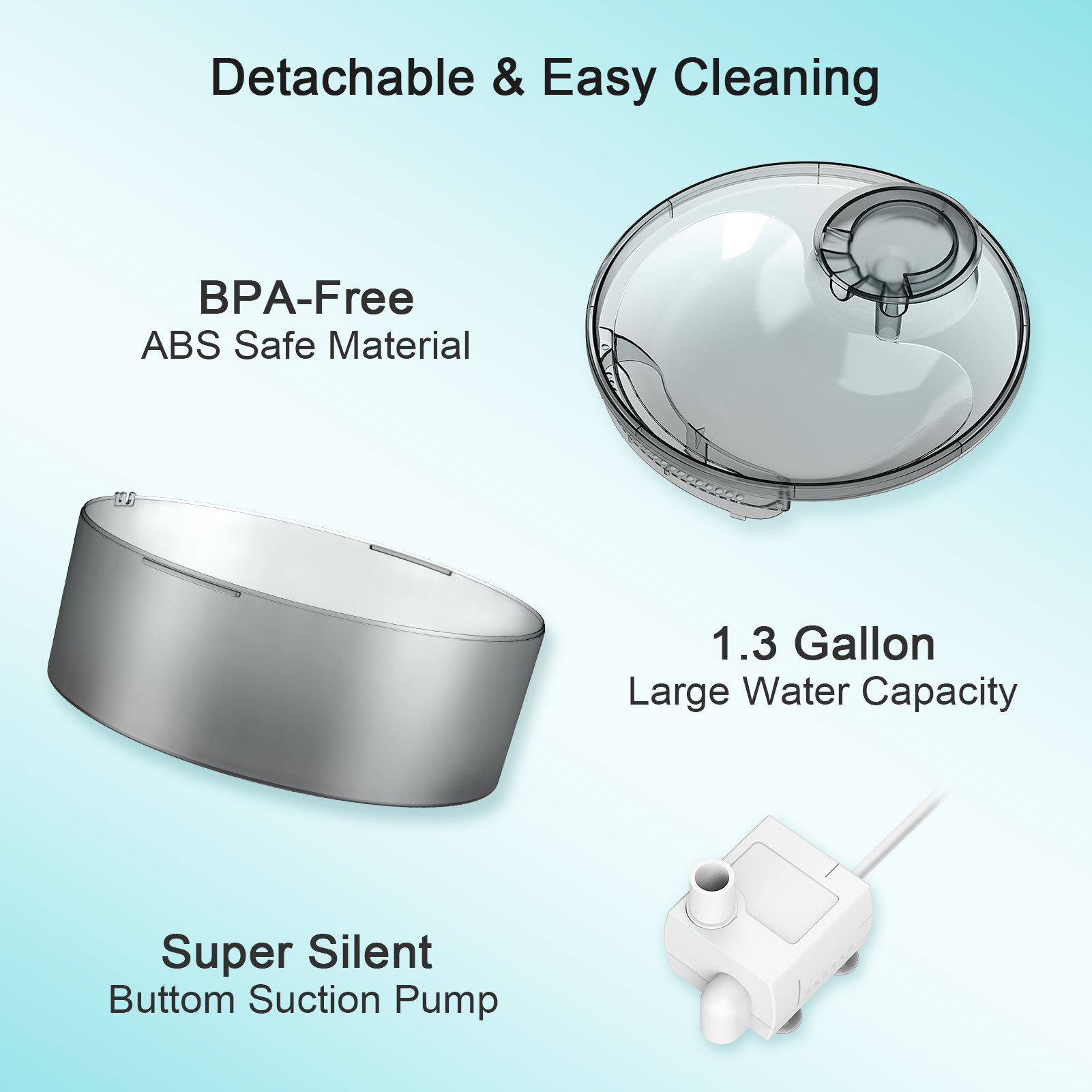NPET Automatic Dog Water Fountain 5L photo 6