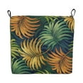 thumbnail image 2 of Blazing Needles 93454-2CH-REO-61 20 x 19 in. Patterned Outdoor Spun Polyester Chair Cushions, Laperta Monsoon - Set of 2, 2 of 2