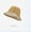 Beige, variant on Grass Hat Women's Summer Beach Sunshade And Sunscreen Hat Straw Weaving Sun Hat Small Fresh Hollow Versatile Face Showing Small Fisherman Hat