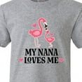 thumbnail image 4 of Inktastic Nana Loves Me Girl Flamingo Youth T-Shirt, 4 of 5