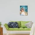 thumbnail image 2 of Inspiring Seaside Scenery 12x16 Abstract Beach Scene, Ideal Modern Bedroom Decor, 2 of 7