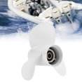 thumbnail image 4 of Aluminum Alloy Propeller, 3 Blades 13 Tooth  Outboard Propeller Low Resistance  for Marine, 4 of 8