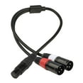 thumbnail image 3 of TISHITA XLR 5-Pin Male to 3-Pin Female 2CH Camera Audio Cable Flexible XLR Lead, 3 of 7