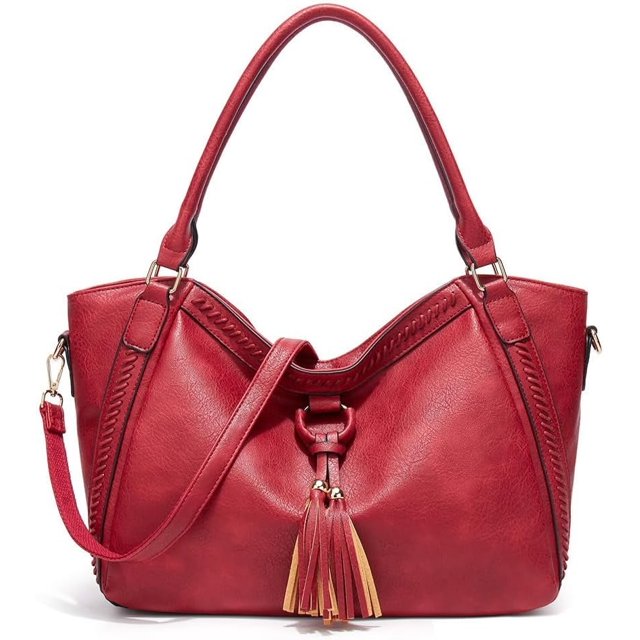 LHSHID Sac à Bandoulière Rétro à Franges pour Femmes, Sac Seau Décontracté à la Mode