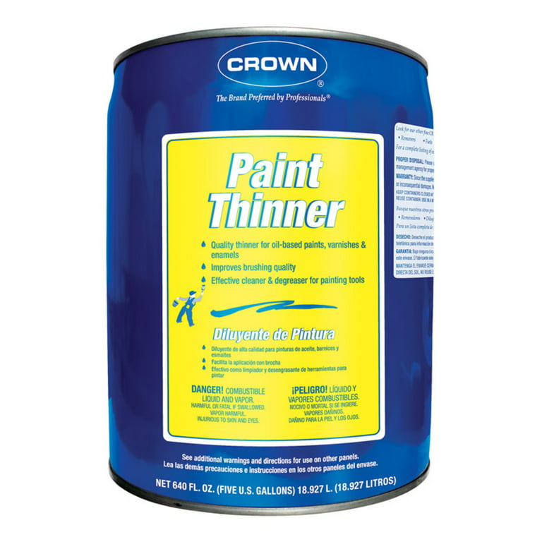 Crown 1G Paint Thinner Plastic (NOT available in CA)