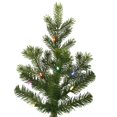 thumbnail image 3 of Vickerman 90" Aigle Frasier Multicolore LED Arbre de Noël Artificiel en Vert, 3 of 3