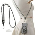 thumbnail image 5 of Cordón para teléfono cruzado con lengüetas ajustables y correa antirrobo para todos los teléfonos. Hebillas metálicas. Cordón universal para el cuello para teléfonos móviles, para mujeres y hombres., 5 of 5