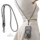 thumbnail image 5 of Cordón para teléfono cruzado con lengüetas ajustables y correa antirrobo para todos los teléfonos. Hebillas metálicas. Cordón universal para el cuello para teléfonos móviles, para mujeres y hombres., 5 of 5