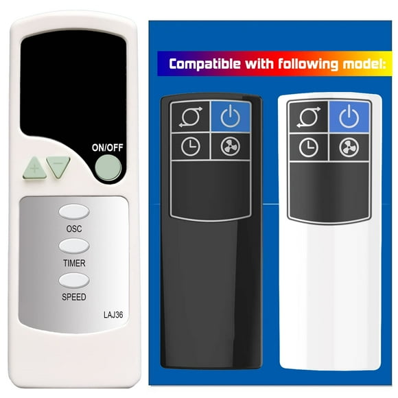 Mando a distancia de repuesto para ventilador de torre híbrido Lasko 2033682 2033684 T38400 T38415