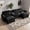 119" Black, U Shaped, variant on AISWORD 113" Cloud Modular Sectional Couch, L‑Shaped Deep Wide Seat Sofa with Ottoman, USB Charging Port, Throw Pillows, Modern Chenille Living Room Furniture, Black