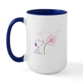 thumbnail image 2 of CafePress - Snoopy Dandelion - 15 oz Ceramic Large White Novelty Mug, 2 of 4