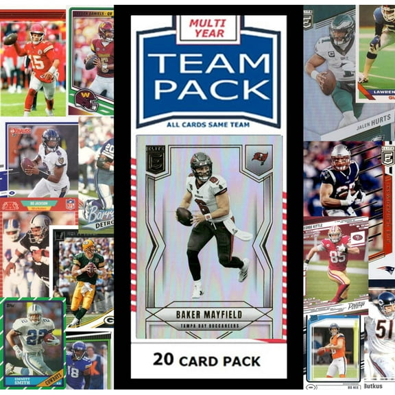 20 Card Team Pack Buccaneers Bucs Tom Brady 2024 2023 Score Donruss