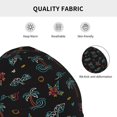 thumbnail image 5 of Pofeuu Hawaiian Style Print Beanie Hat for Men and Women Winter Warm Hats Knit Slouchy Thick Skull Cap, 5 of 7