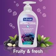 Softsoap Antibacterial Hand Soap, Eliminates 99% of Bacteria, White Tea & Berry Scent, 11.25 fl oz