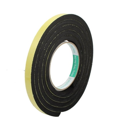 

12mm Width 10mm Thickness Single Side Shockproof Sponge Foam Tape 2M Length