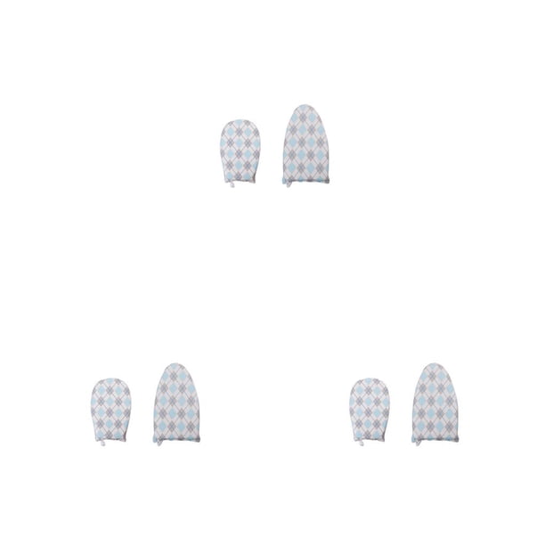 Inteprter De guantes de vapor para ropa, resistente al calor, tabla de planchar, manga, 4 capas, accesorio de repuesto, azul y blanco Type1 NO1