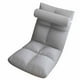 thumbnail image 5 of Sillas de Piso Plegables Silla para VideoJuegos, Sofá Plegable Y Perezoso, Sillón Con Respaldo, Chaise Lounge Ajustable, Asiento Acolchado para Interiores, Silla de Meditación, 5 of 7