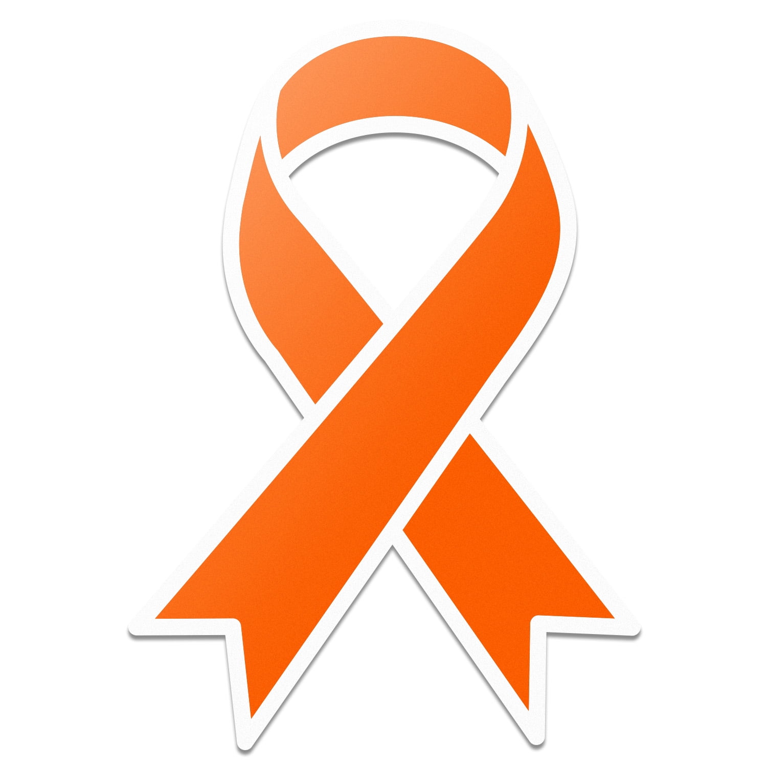 FU Cancer Orange Ribbon Decal Kidney Leukemia FCK Cancer Vinyl Car Truck Vehicle Sticker Orange Ribbon
