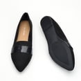 thumbnail image 3 of Sngxgn Women's Ballet Dress Flats — Comfortable, Slip On Flat Shoes for Casual, Dressy and Work(Black,39（UK6）), 3 of 8