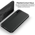 thumbnail image 5 of iPhone X Case, iPhone Xs Case, Cellularvilla Ultra Slim Hybrid Armor Carbon Fiber Texture Soft TPU Protective Case Anti Slip Scratch Resistant Shockproof Hard Bumper Cover For Apple iPhone X, 5 of 8